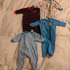 EUC Set of 4 Infant Sleepers